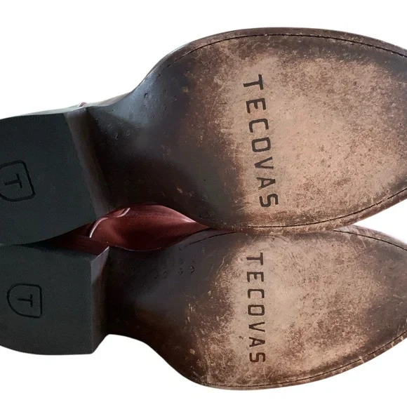 Tecovas The Harper Calf Skin Leather Boots- 8 EUC!! - Picture 10 of 12